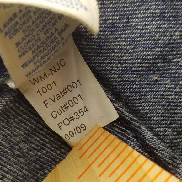 OP Jeans Youth 18 Bootcut Blue Baggy Fit Denim Wide Leg Skater Y2K Retro Vintage - Picture 9 of 9